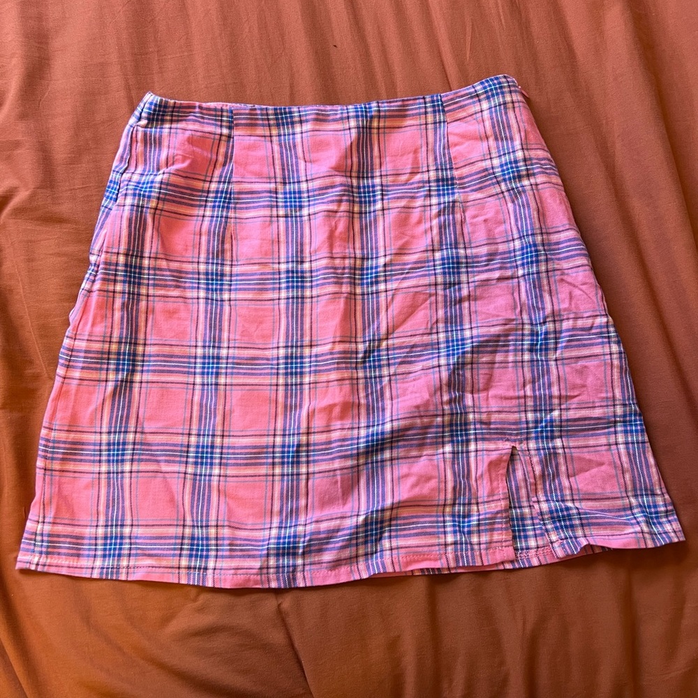 Princess Polly plaid mini skirt
